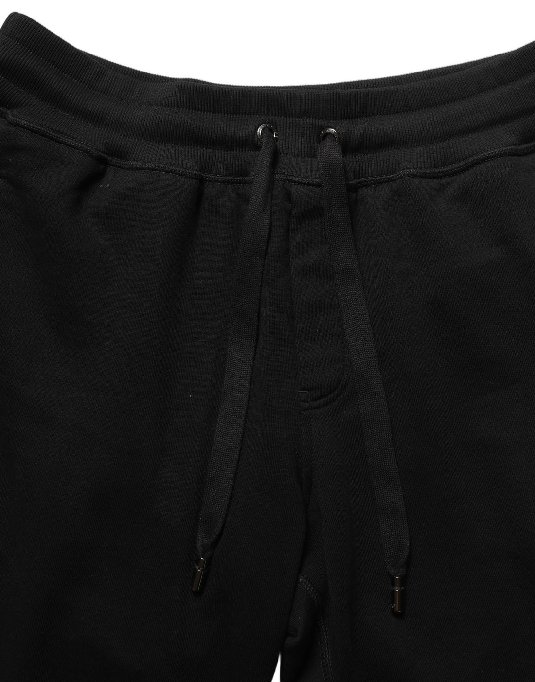 Dolce & Gabbana Black Cotton Logo Jogger Men Sweatpants Pants