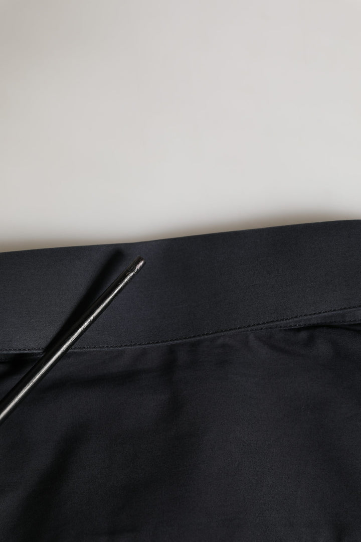Dolce & Gabbana Black GOLD Long Sleeves Formal Dress Shirt