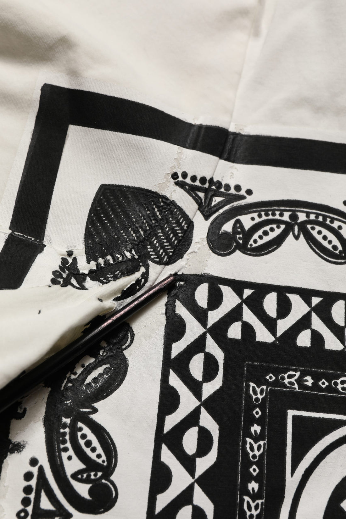 Dolce & Gabbana White Bandana Print Cotton CrewNeck T-shirt