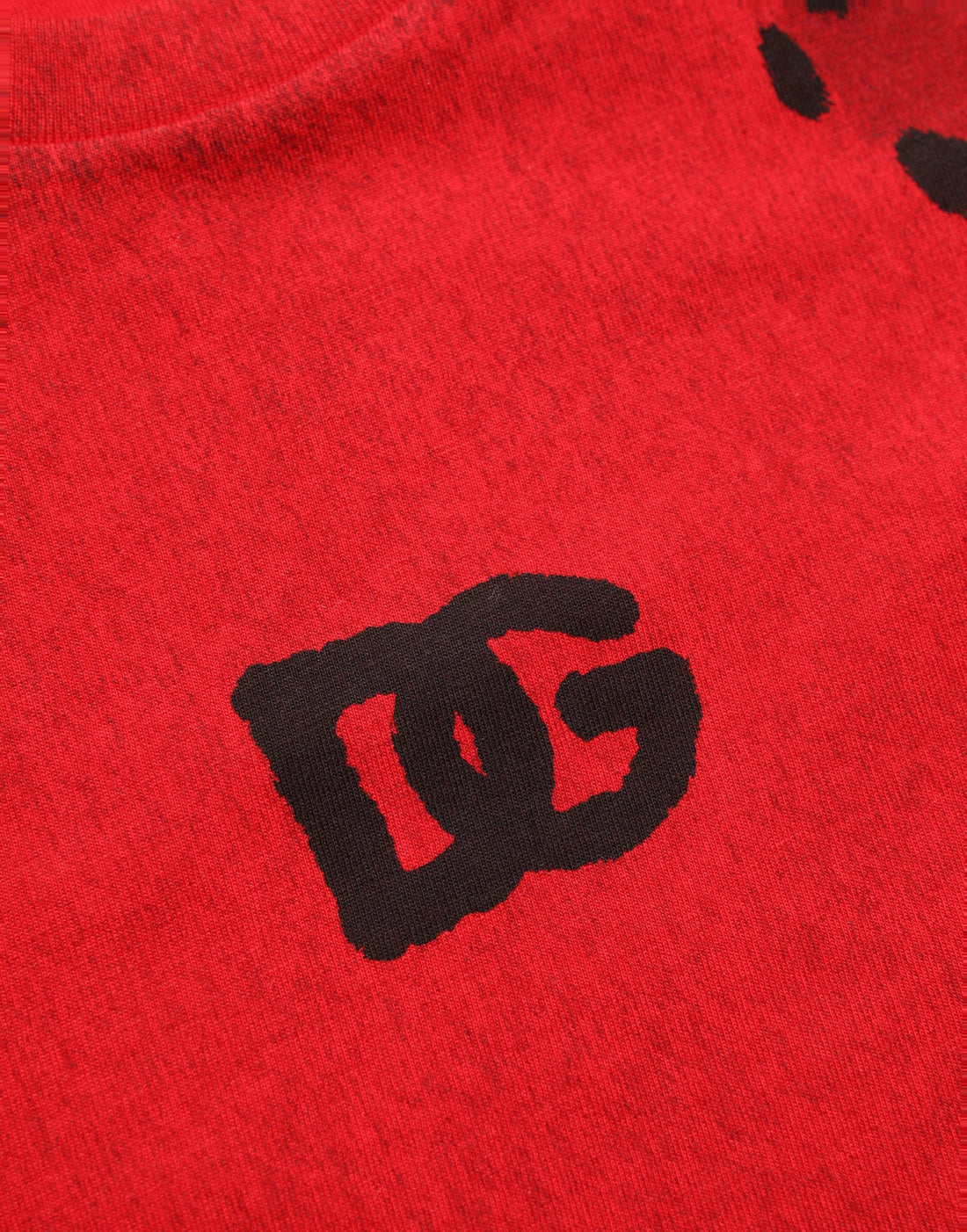 Dolce & Gabbana Red Leopard Print Short Sleeved Men T-shirt