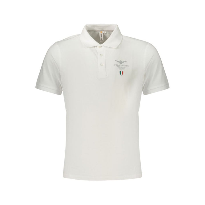Accademia Militare Bianco Cotone Uomo Polo