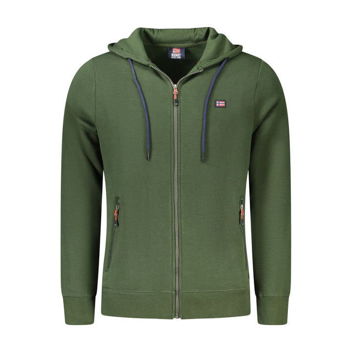 Norway 1963 Verde Cotton Mens Hoodie