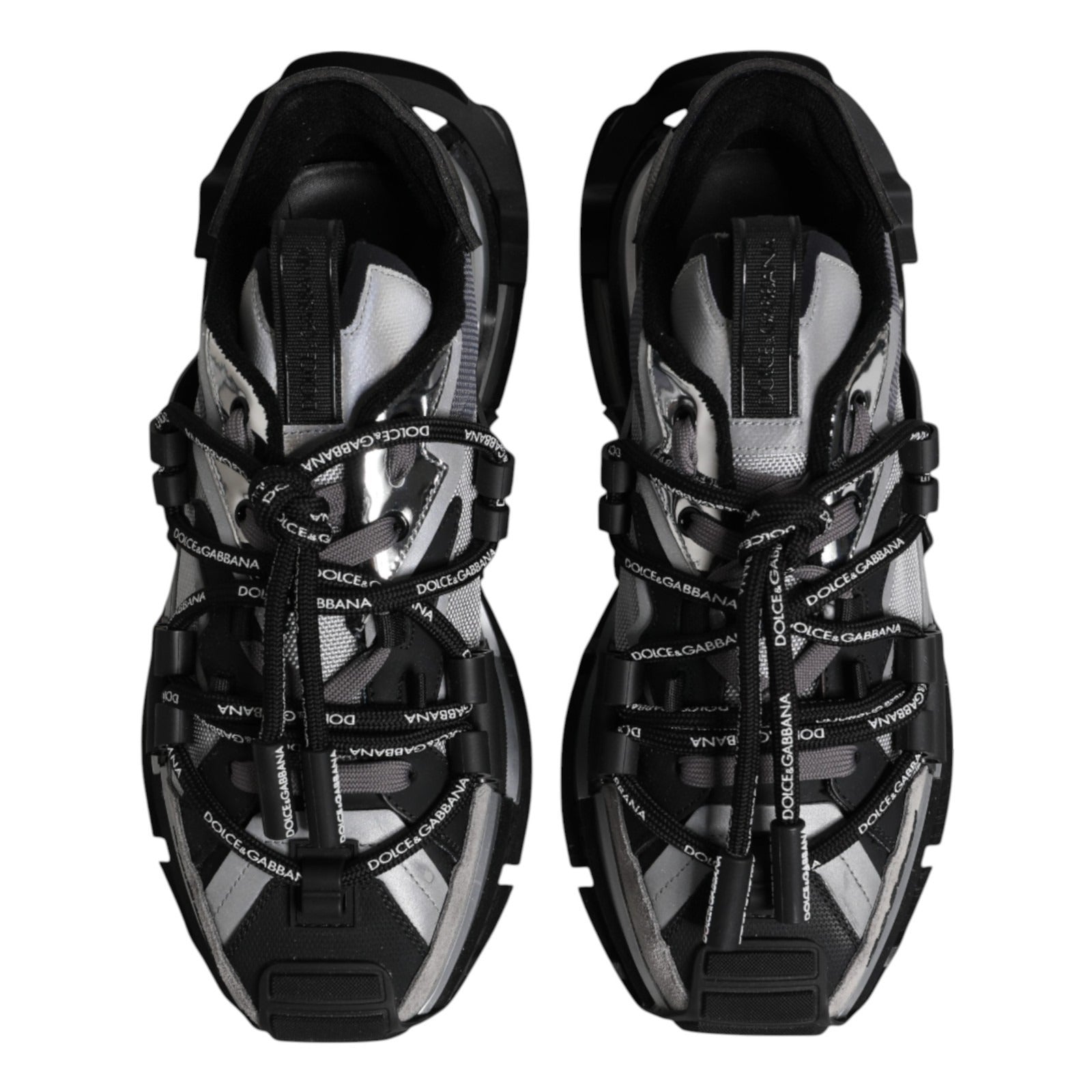 Dolce & Gabbana Multicolor Panelled Space Sneakers Men L-39 R-39.5 Shoes