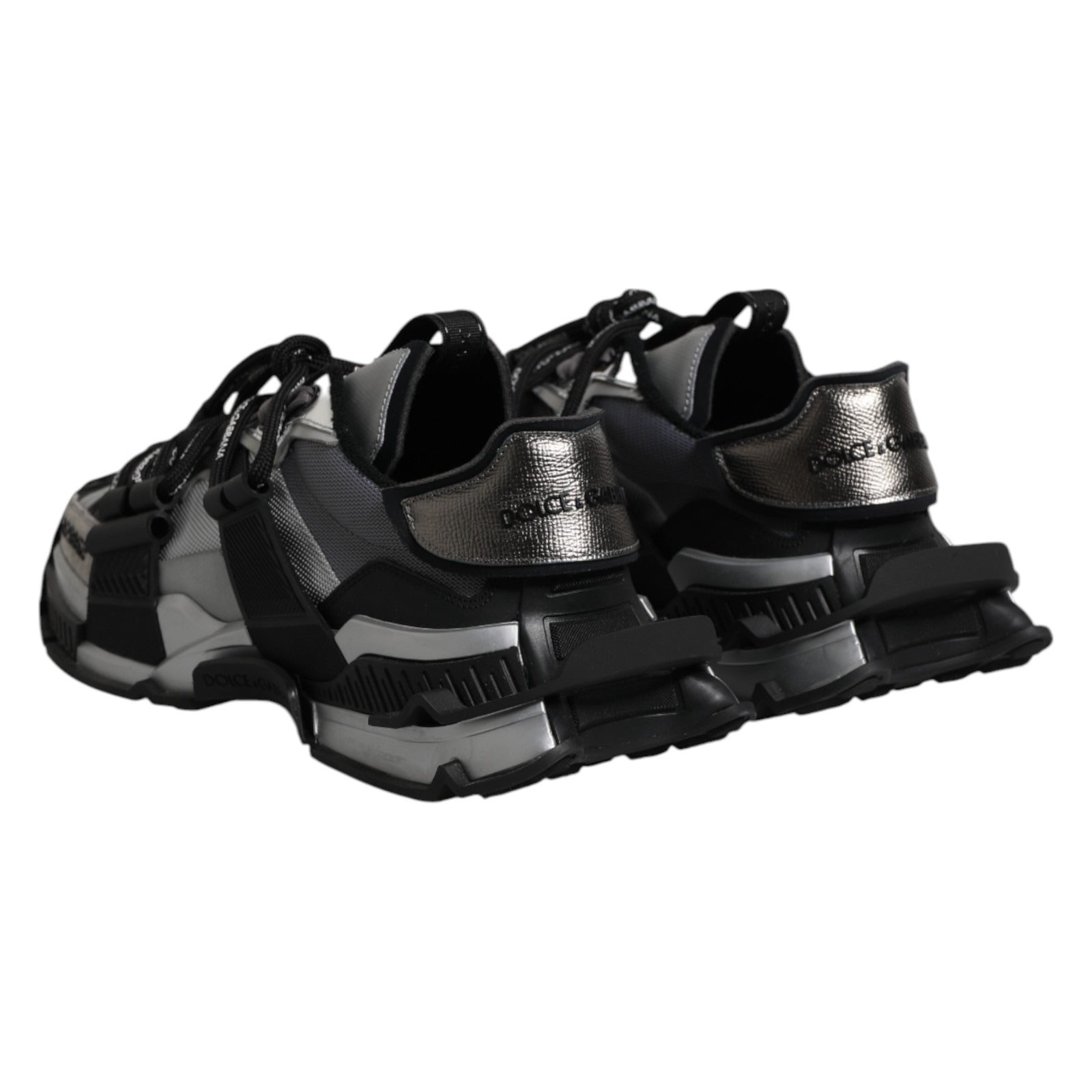 Dolce & Gabbana Multicolor Panelled Space Sneakers Men L-39 R-39.5 Shoes