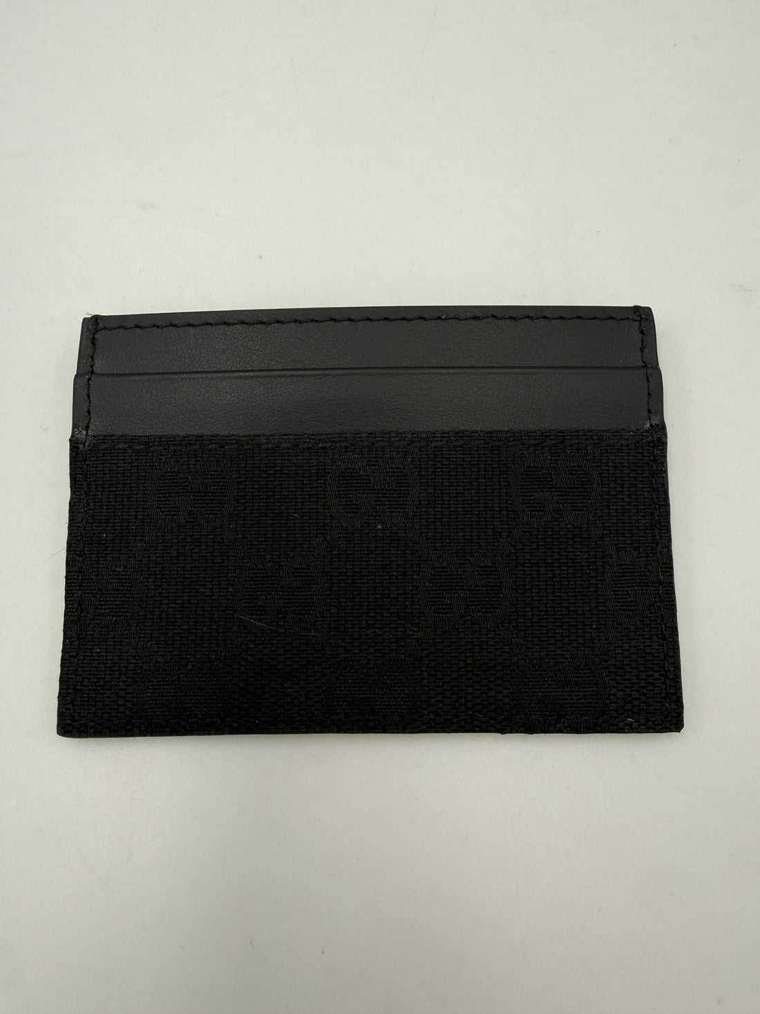 Gucci GUCCI GG Canvas Black Cardholder