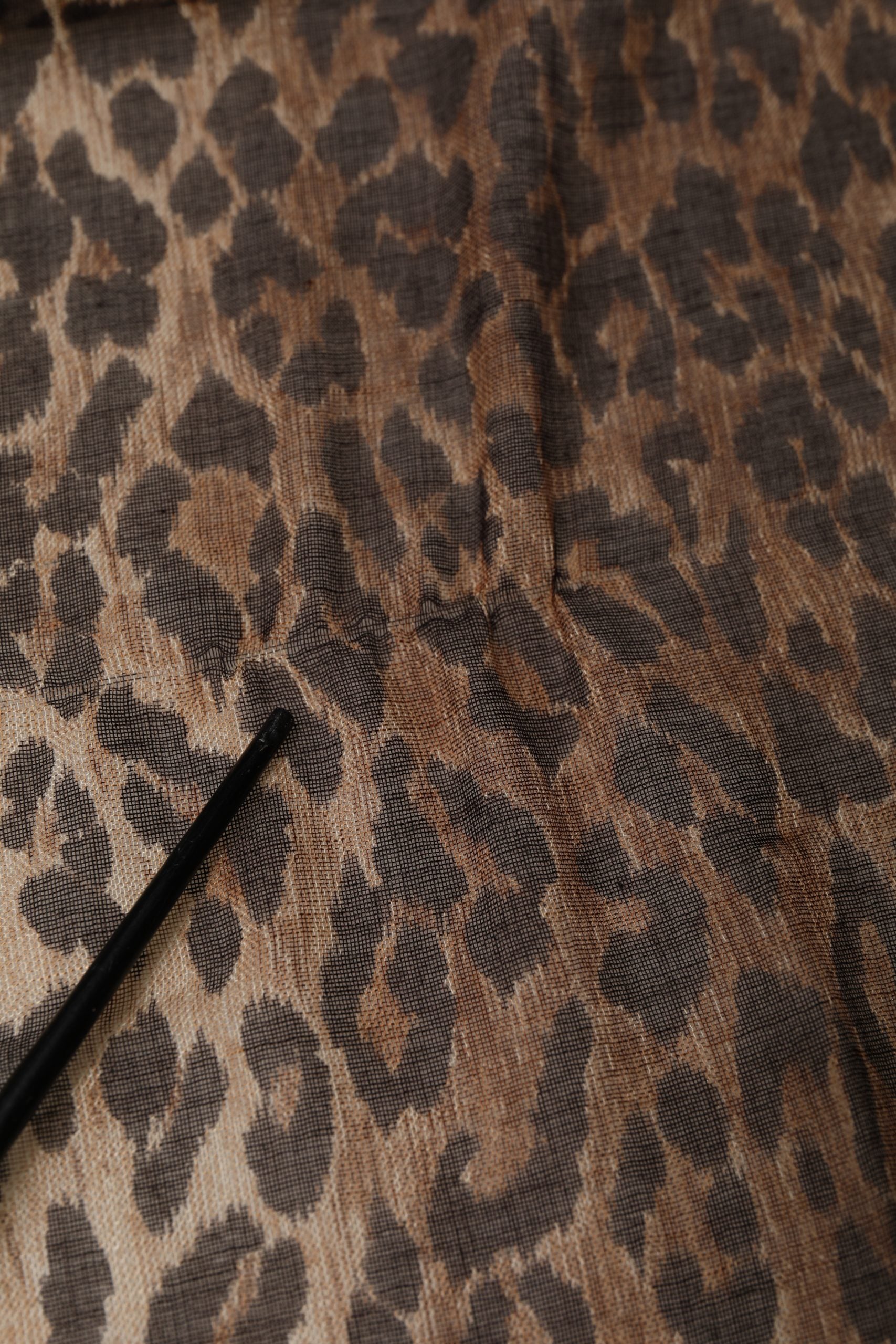 Dolce & Gabbana Brown Leopard Cashmere Shawl Stole Scarf