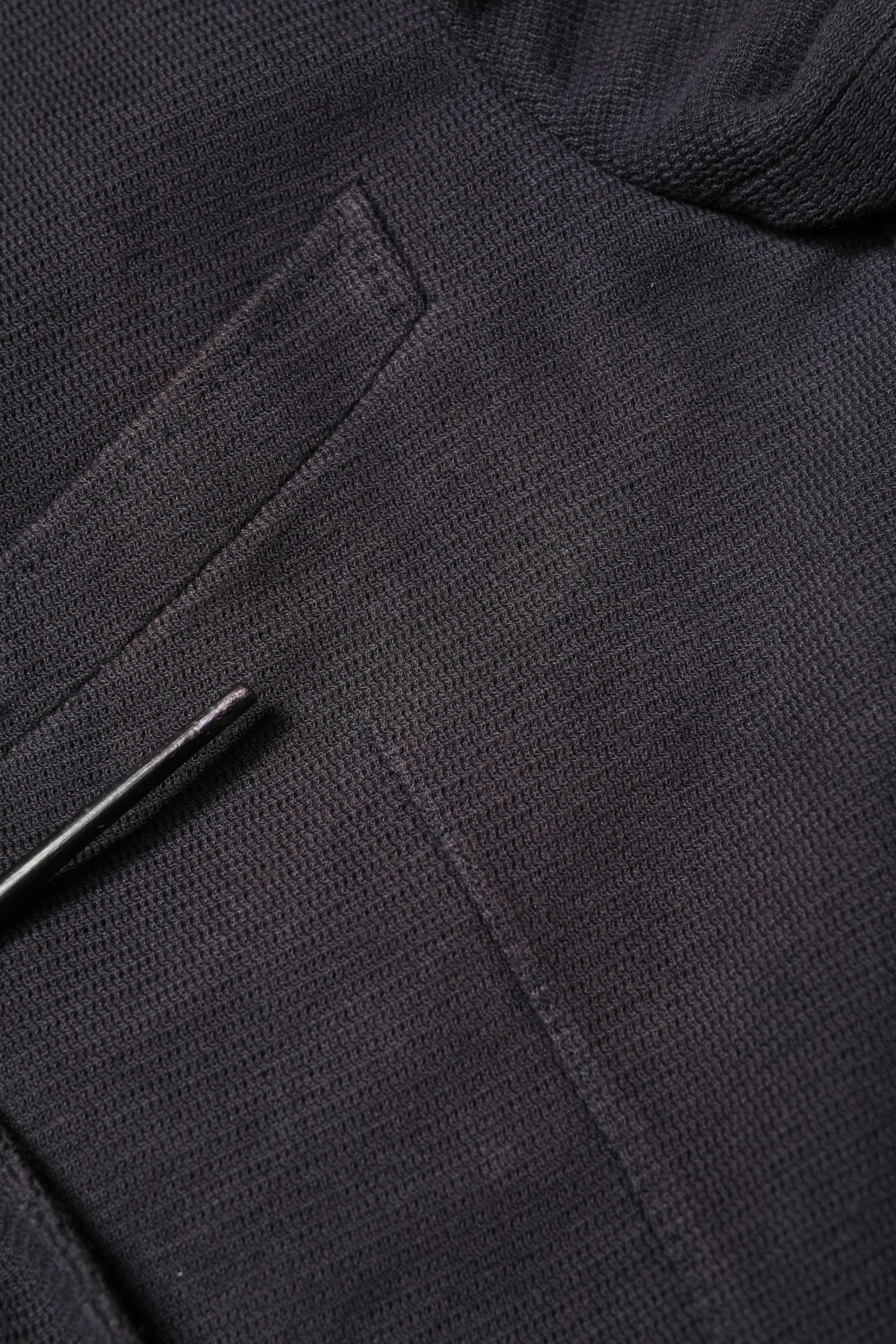 Dolce & Gabbana Dark Gray Cotton Men Single Breasted Jacket