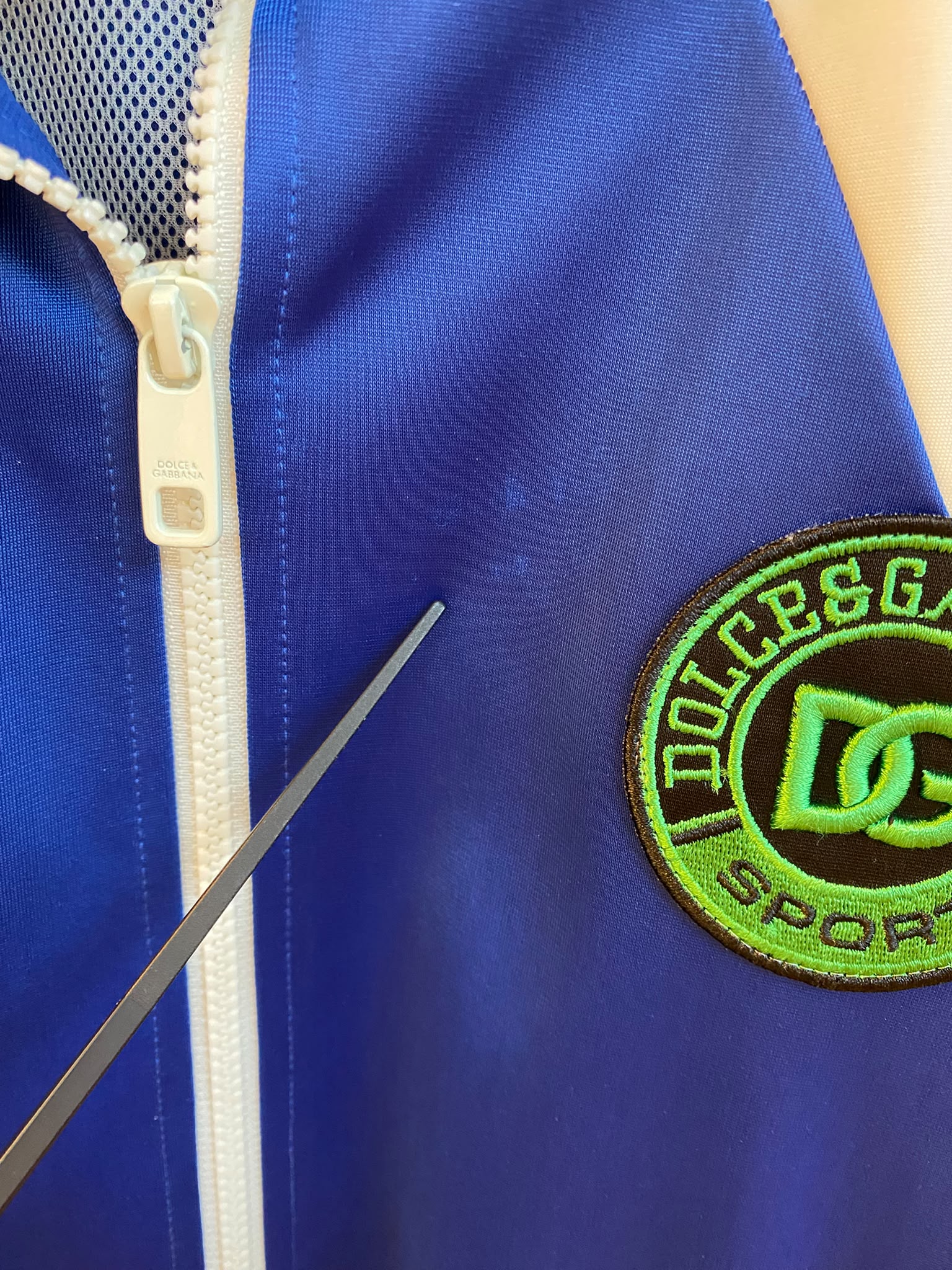 Dolce & Gabbana Multicolor Polyester Full Zip Bomber Jacket