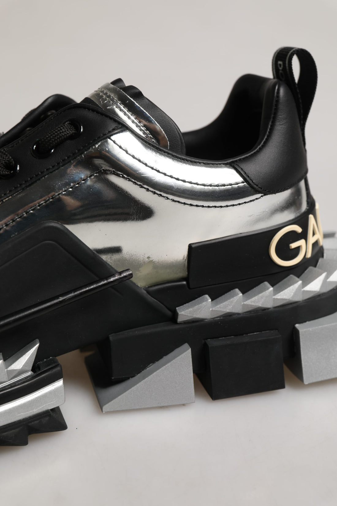 Dolce & Gabbana Black Two-Tone Super King Men Sneakers Shoes