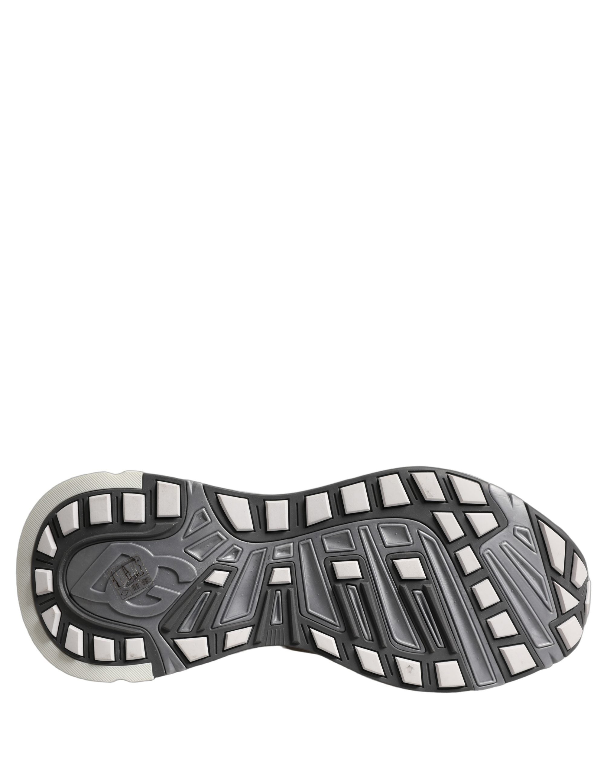 Dolce & Gabbana Gray Panelled Low Top Men Sneakers Shoes