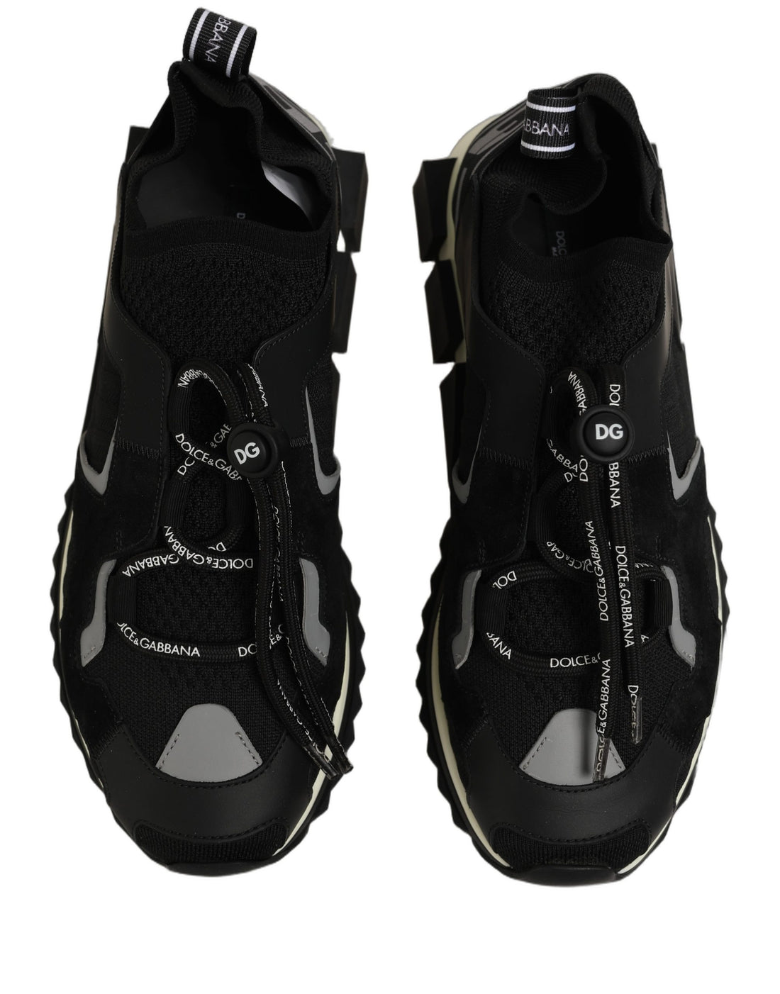 Dolce & Gabbana Shoes Black Sorrento Trekking Sneakers Men