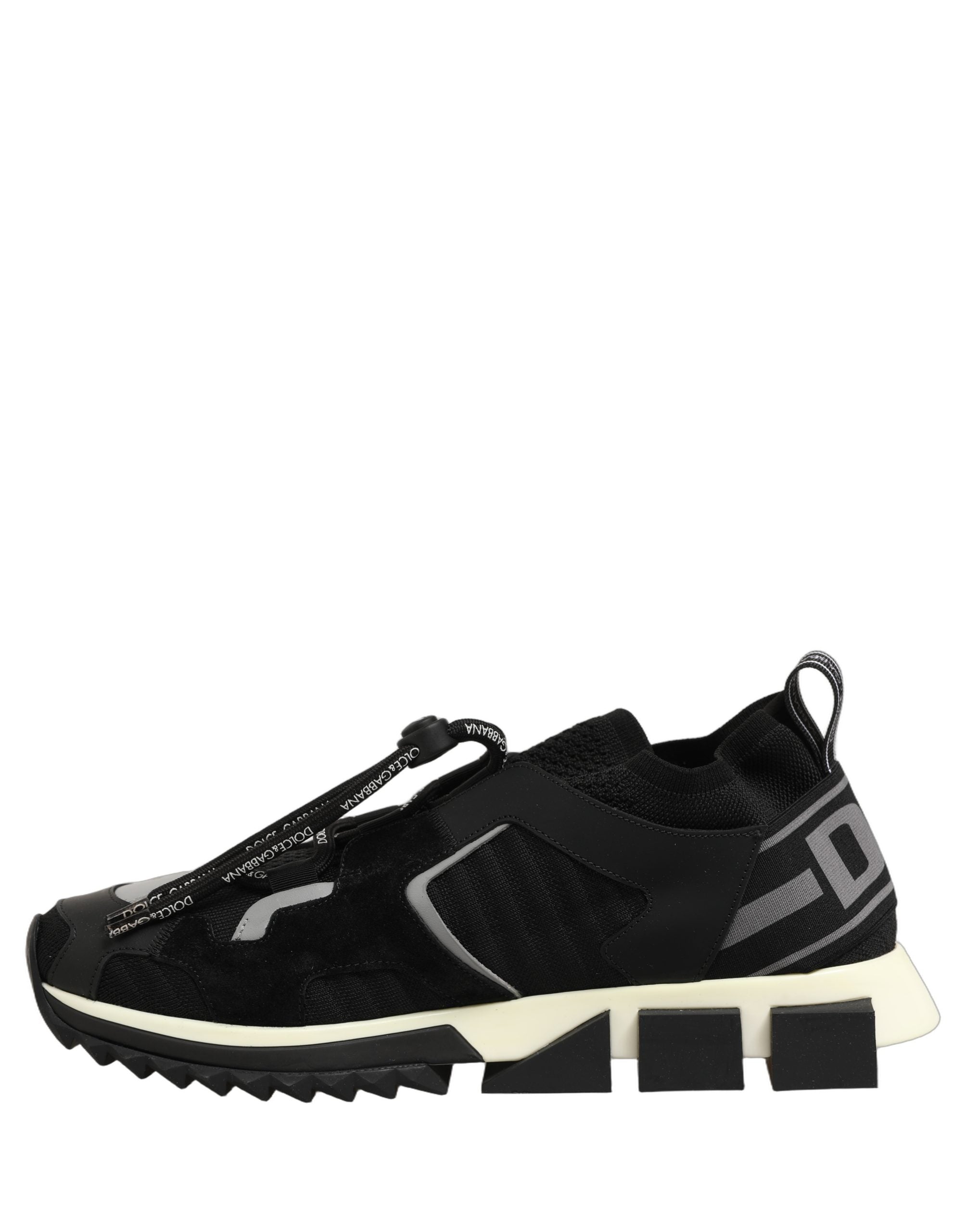Dolce & Gabbana Shoes Black Sorrento Trekking Sneakers Men