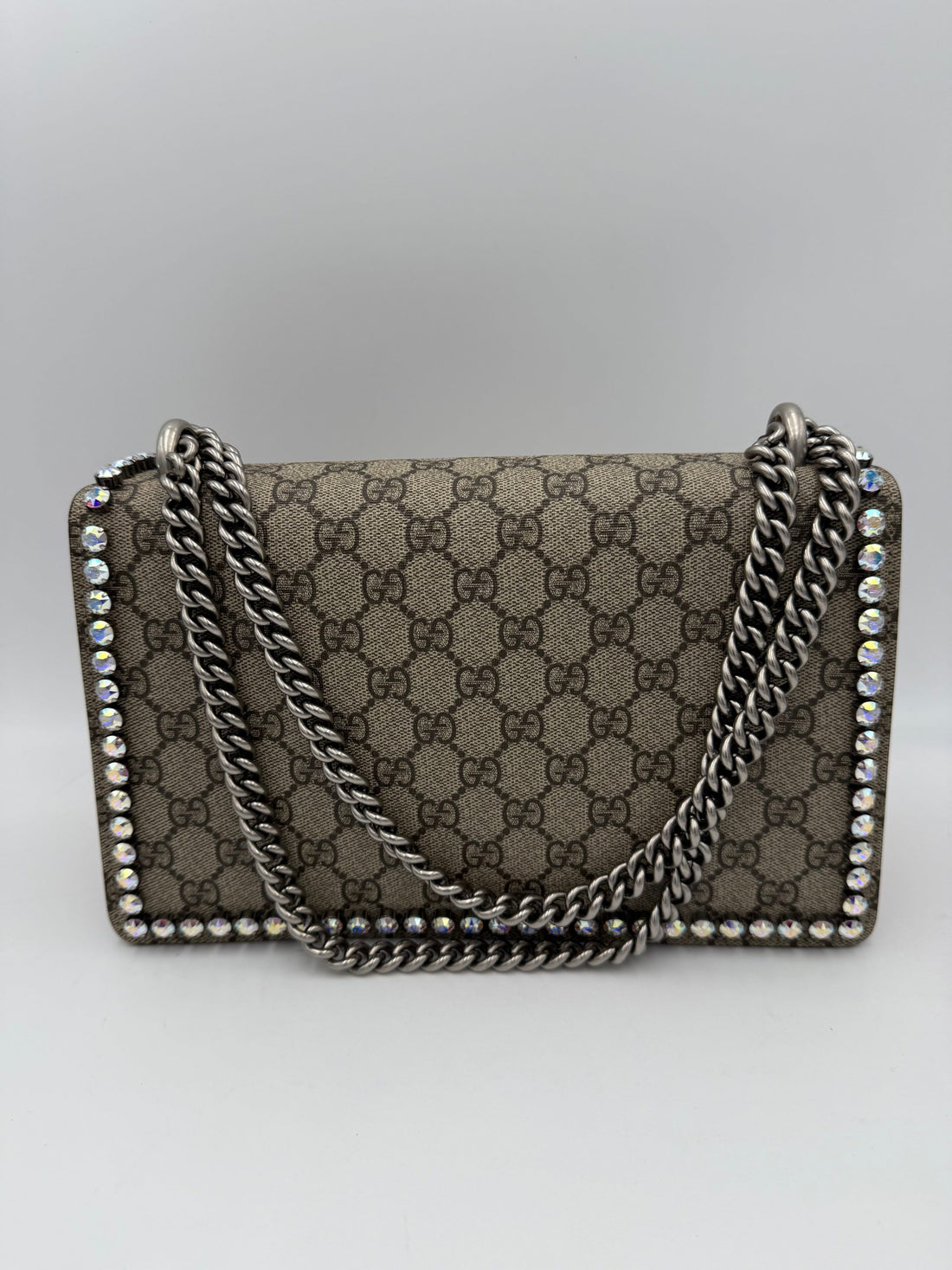 Gucci GUCCI DIONYSUS GG Supreme with Diamonds Handbag