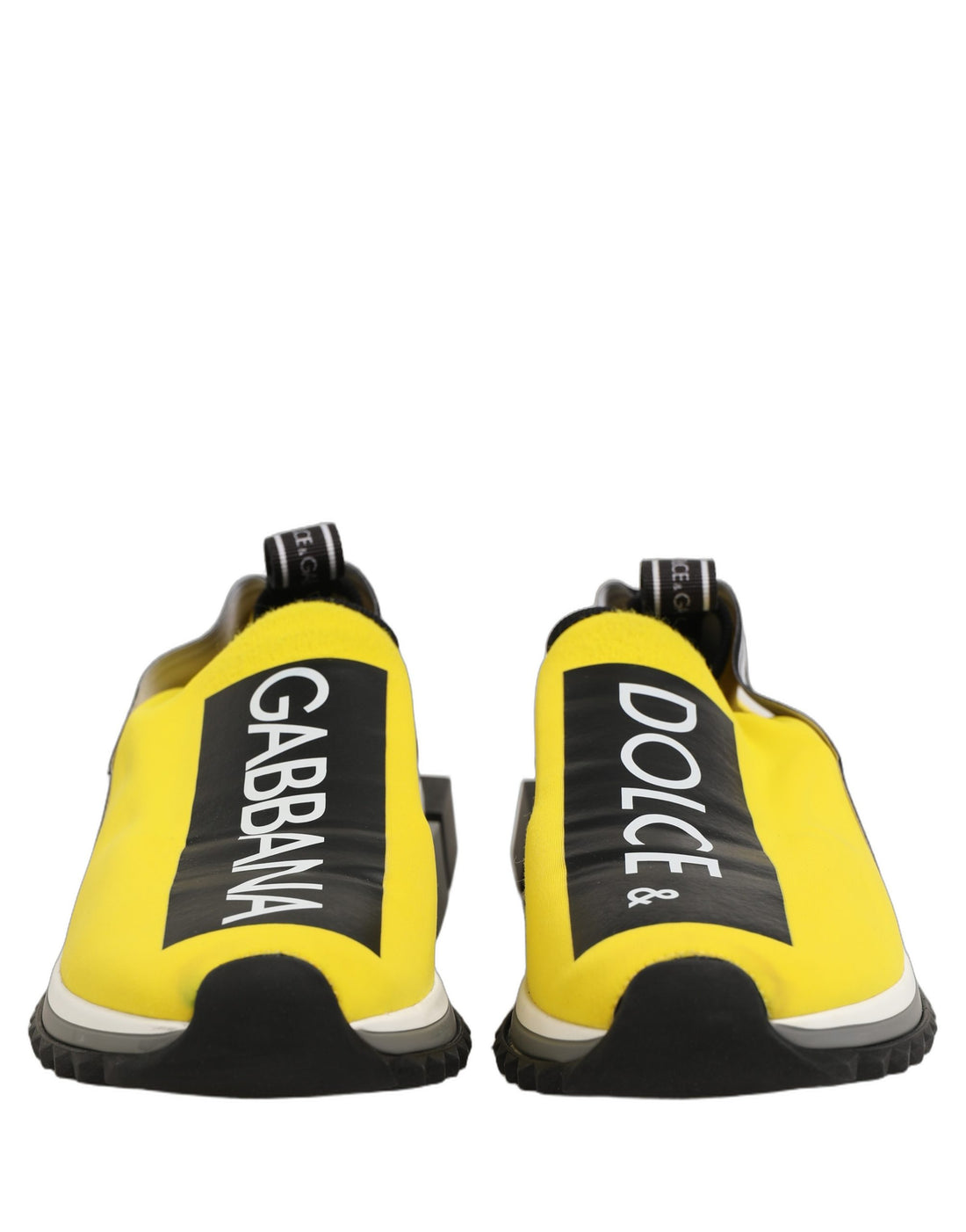 Dolce & Gabbana Yellow Sorrento Low Top Men Sneakers Shoes