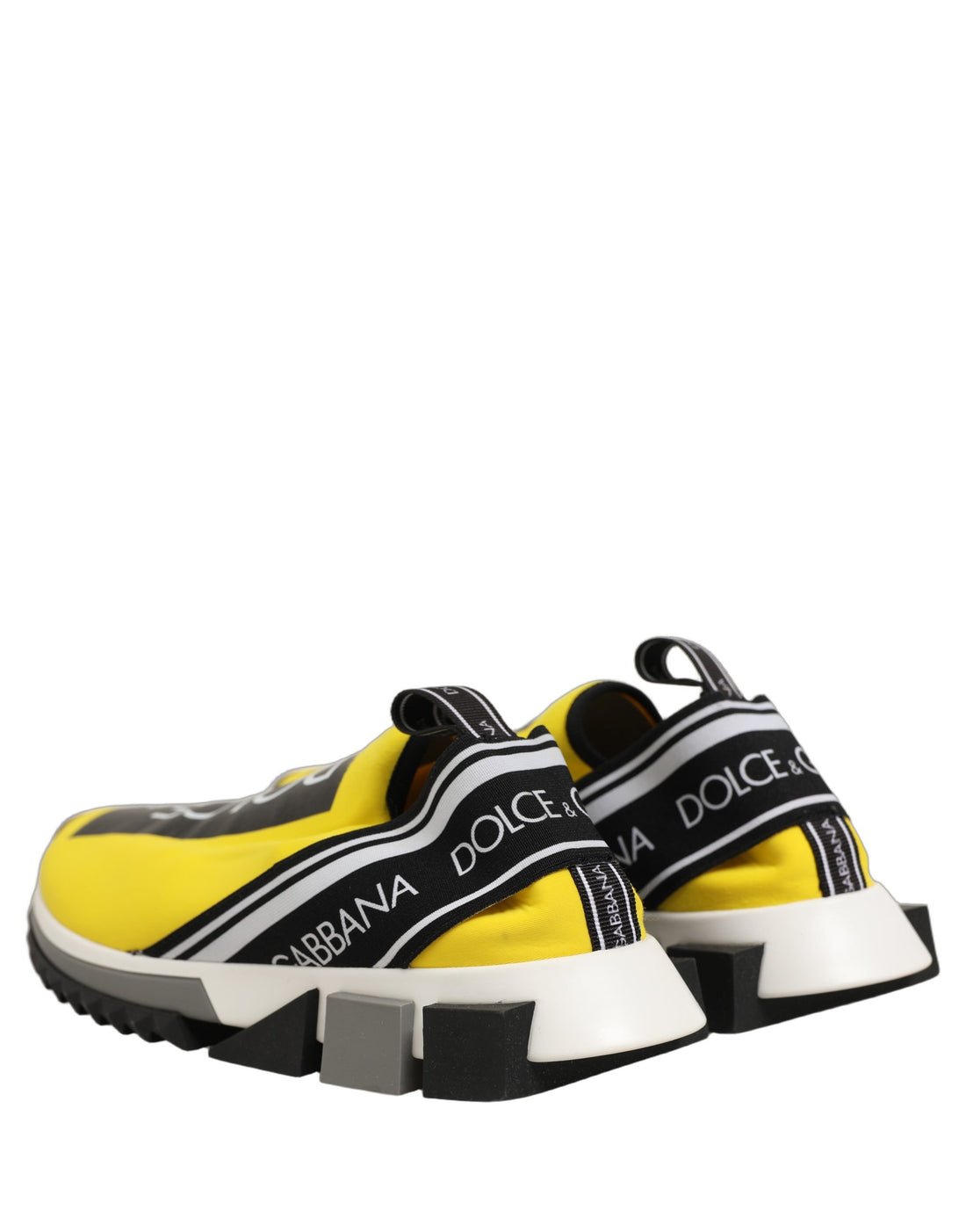 Dolce & Gabbana Yellow Sorrento Low Top Men Sneakers Shoes