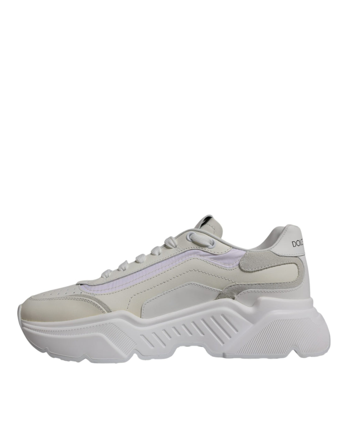 Dolce & Gabbana White Daymaster Men Low Top Sneakers Shoes