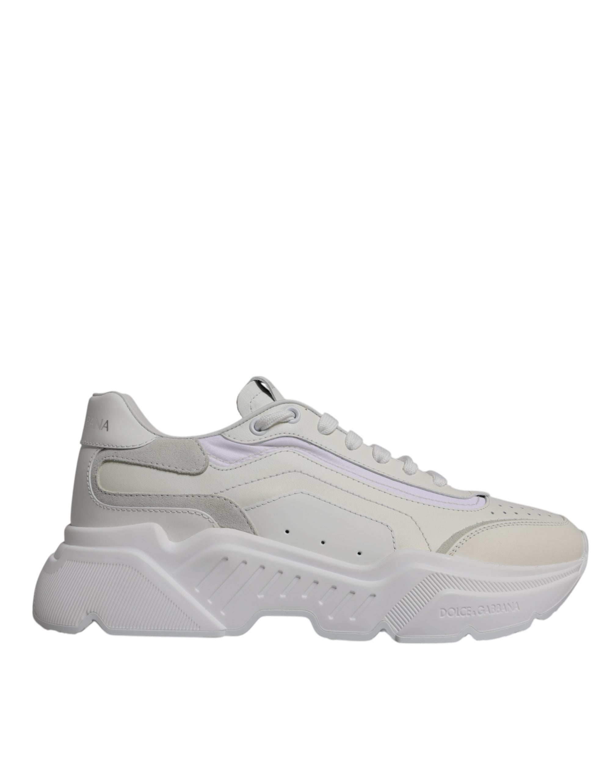 Dolce & Gabbana White Daymaster Men Low Top Sneakers Shoes
