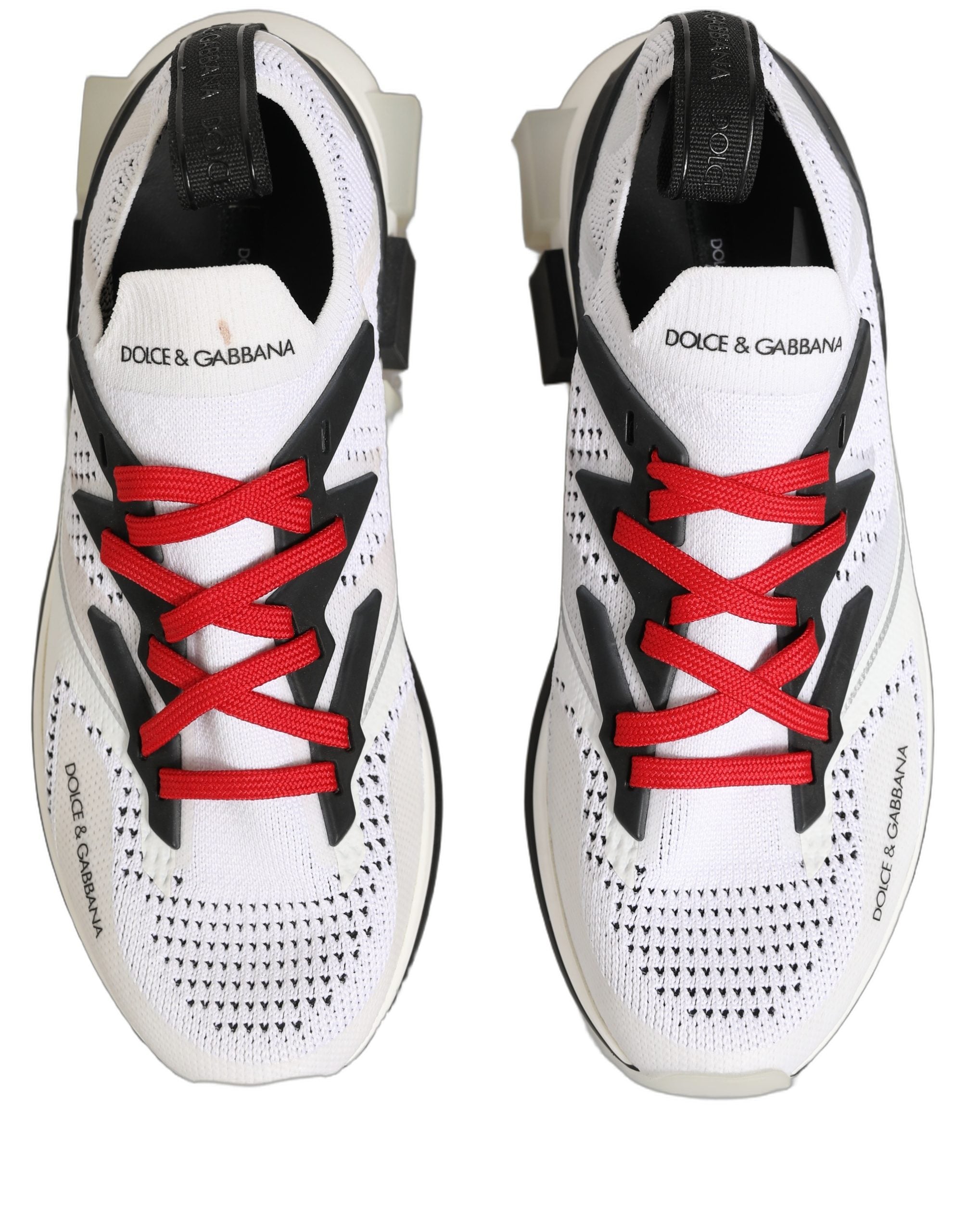 Dolce & Gabbana White SORRENTO Sport Stretch Sneakers Shoes