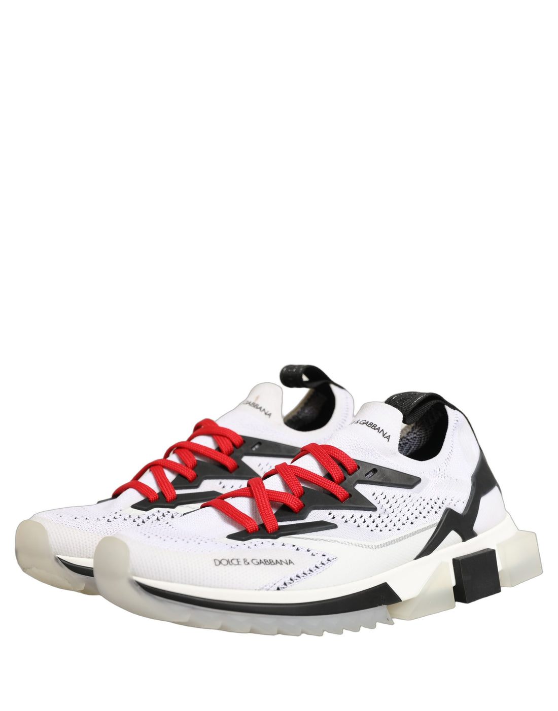 Dolce & Gabbana White SORRENTO Sport Stretch Sneakers Shoes