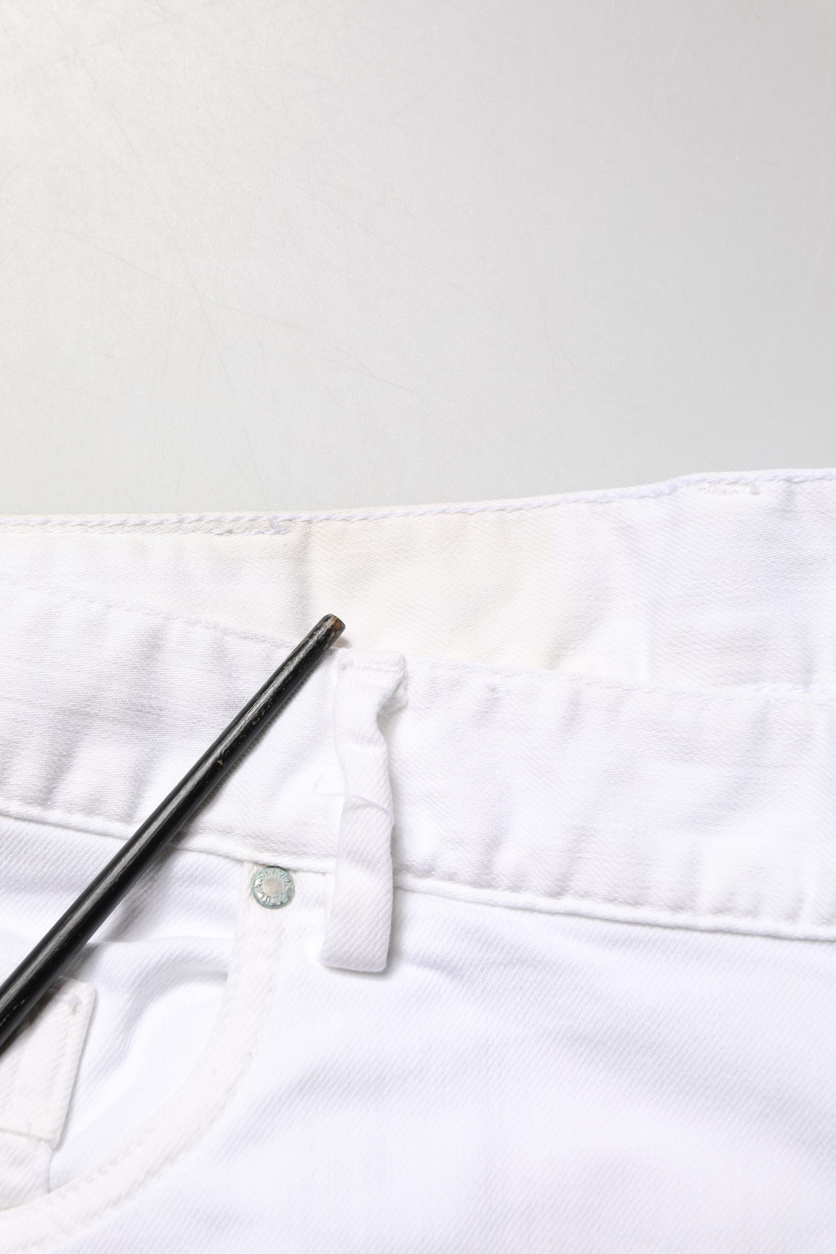 Paul & Shark White Skinny Mid Waist Men Denim Trouser Jeans