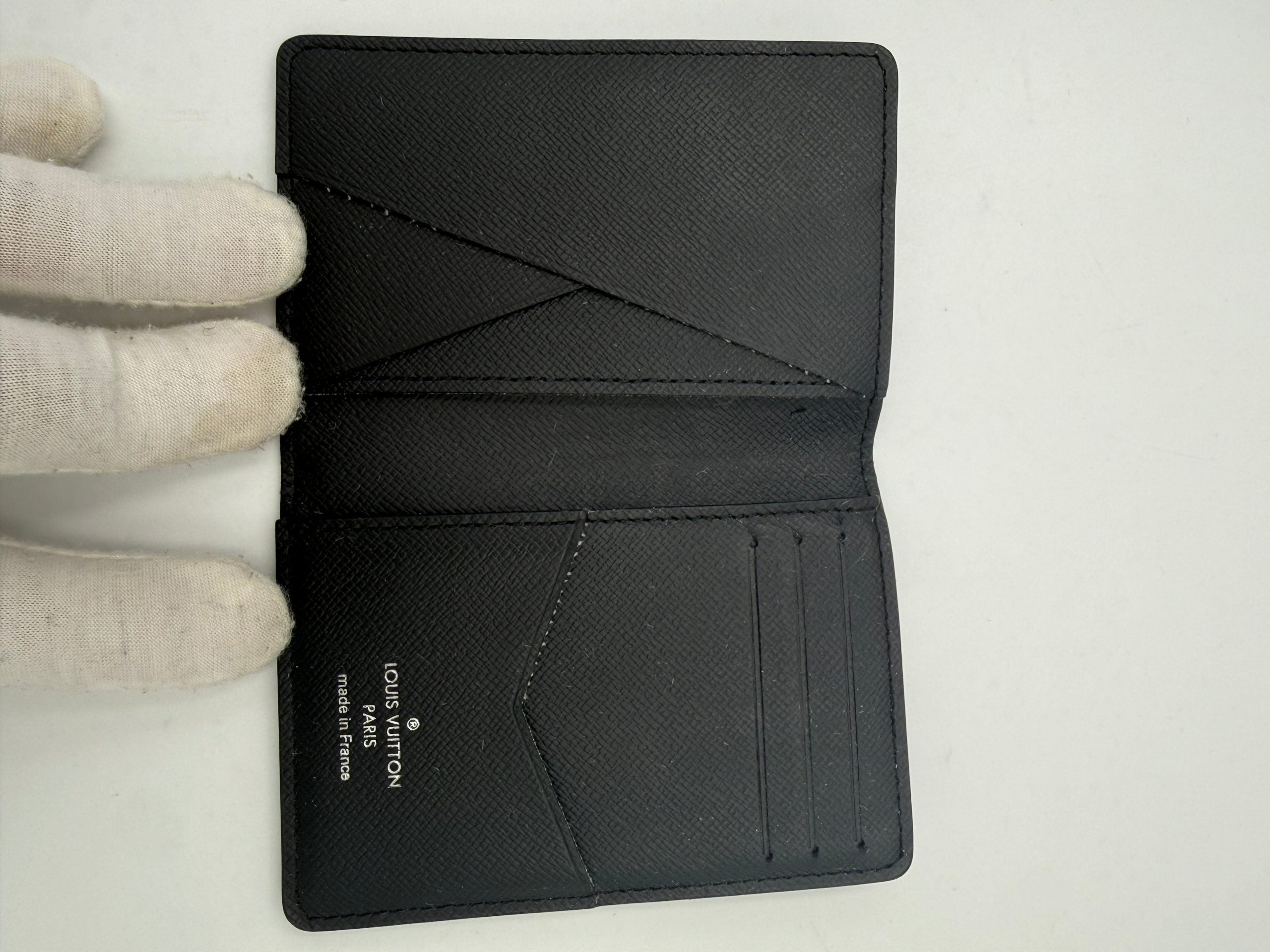Louis Vuitton LOUIS VUITTON Compatto Card Holder ORGANIZER Damier Graphite Wallet