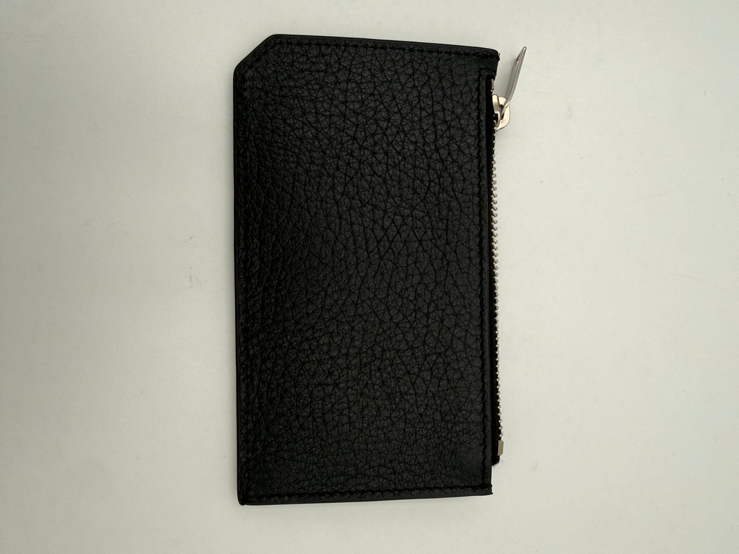 Saint Laurent SAINT LAURENT Zip in Deerskin Cardholder