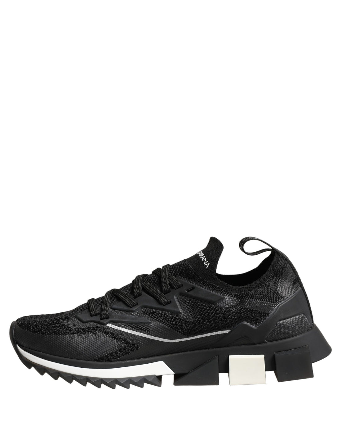 Dolce & Gabbana Black White Sorrento Low Top Sneakers Shoes