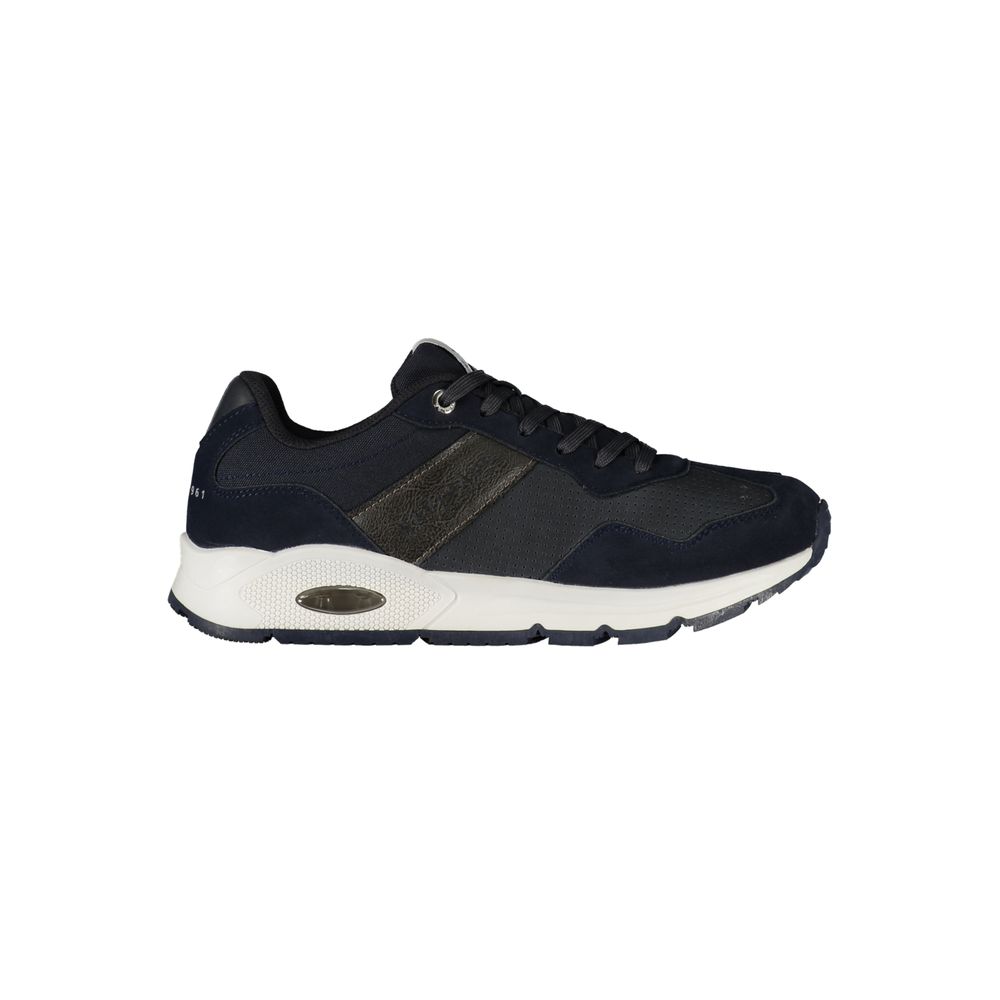 Navigare Blue Polyester Men's Sneaker