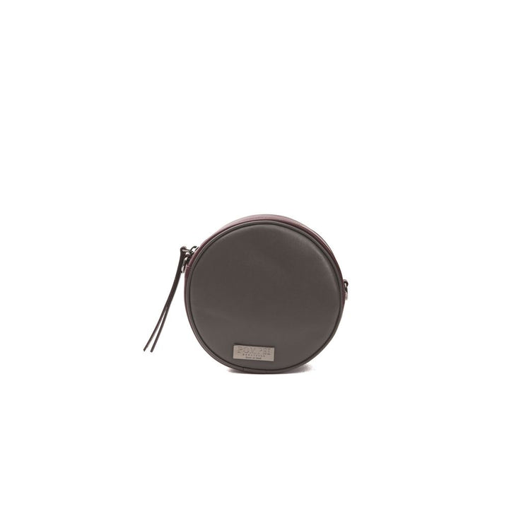 Pompei Donatella Burgundy Leather Women Crossbody Bag