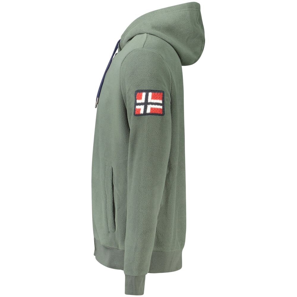 Norway 1963 Green Polyester Men's Sweatshirt with Hood
