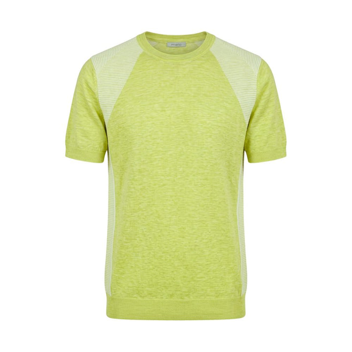 Malo Green Linen Men Sweater