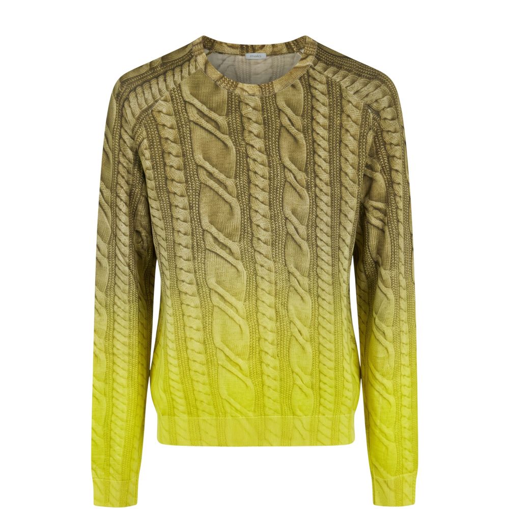 Malo Green Wool Men's Sweater