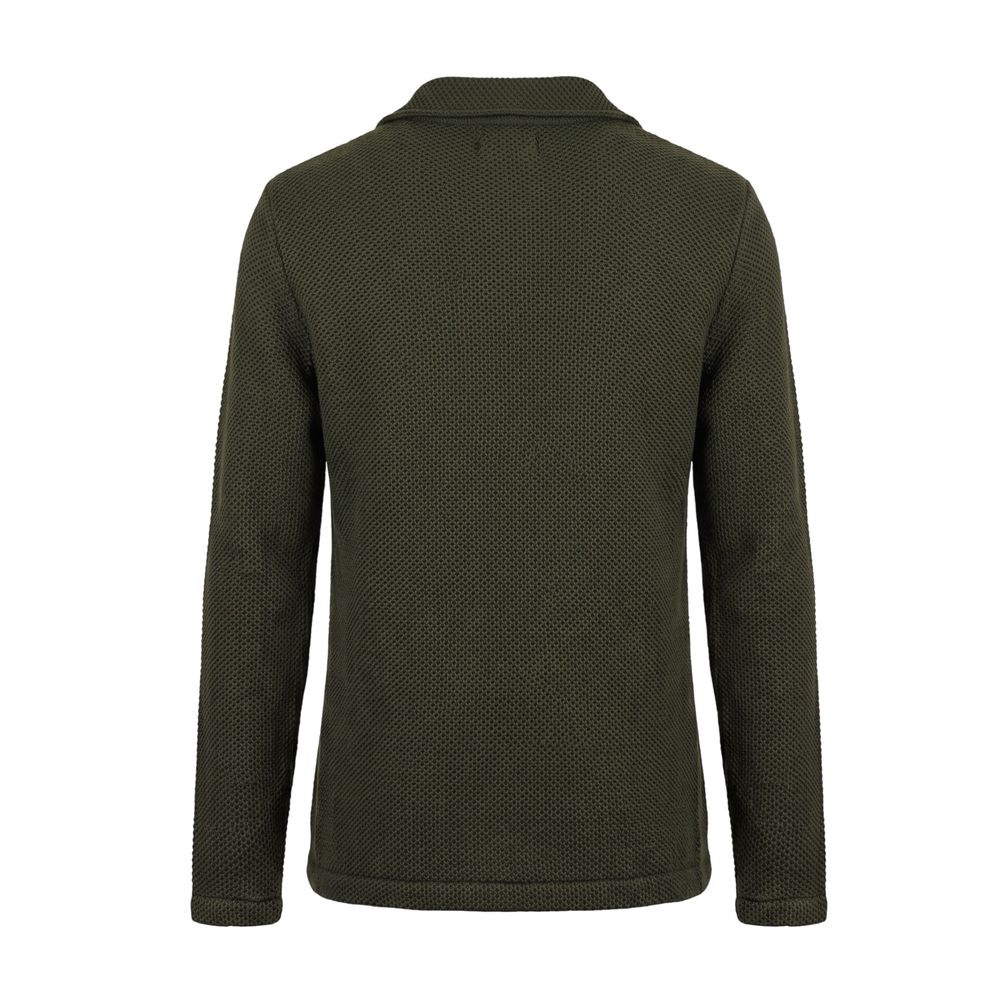 Roberto Pepe Luxury Green Wool Men's Sweater