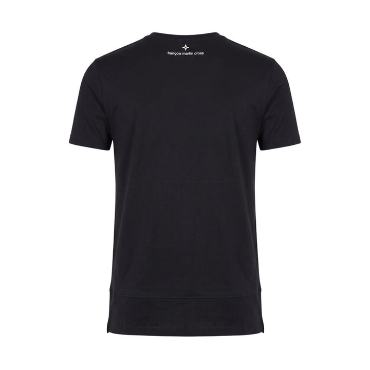 Roberto Pepe Luxury Black Cotton Men Sweater