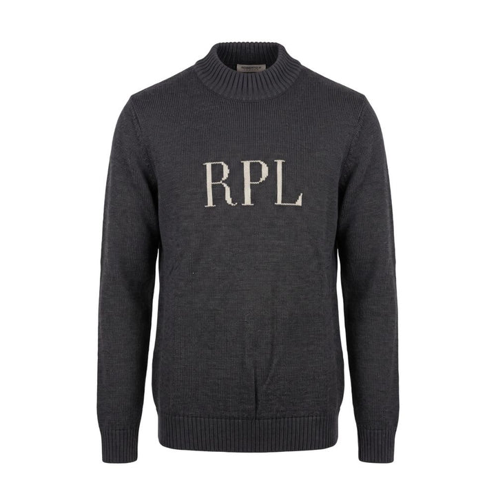 Roberto Pepe Luxury Grey Wool Men Sweater