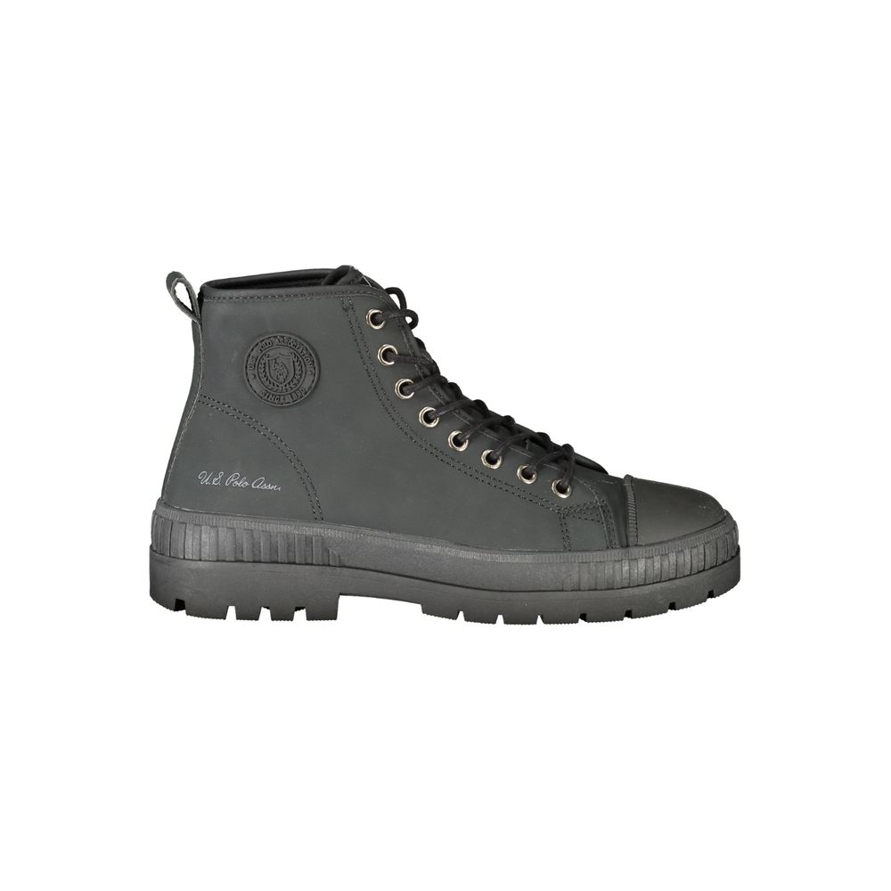 U.S. POLO ASSN. Black Polyurethane Women's Boot