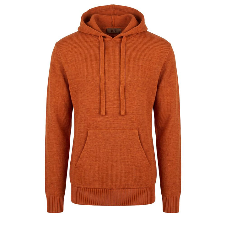 Roberto Pepe Luxury Orange Wool Men's Sweater
