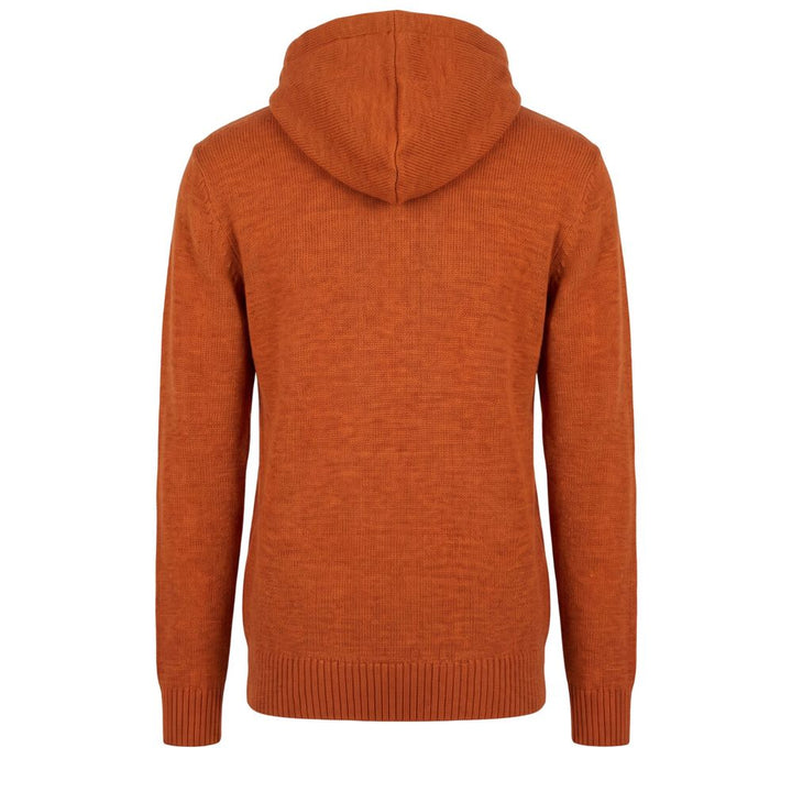 Roberto Pepe Luxury Orange Wool Men's Sweater