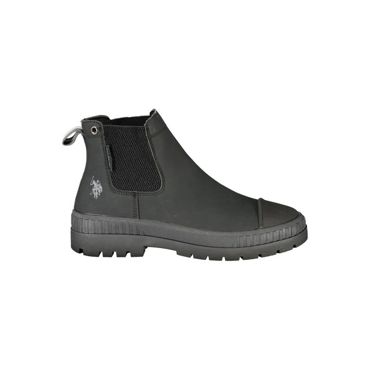 U.S. POLO ASSN. Black Polyurethane Women's Boot