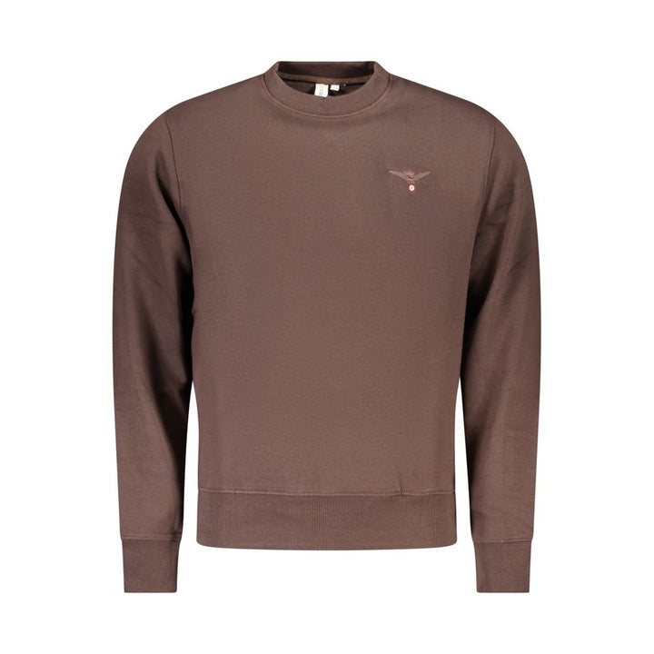 Accademia Militare Brown Cotton Men's Sweatshirt