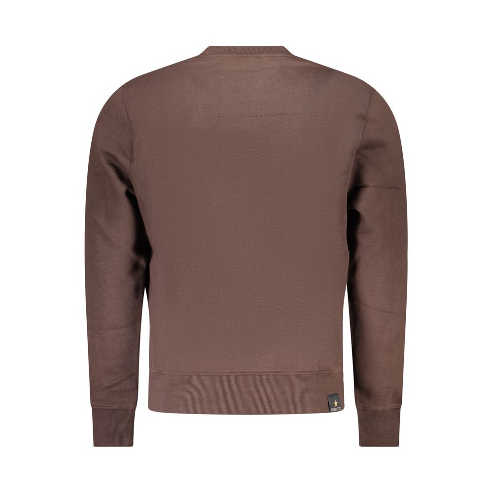 Accademia Militare Brown Cotton Men's Sweatshirt