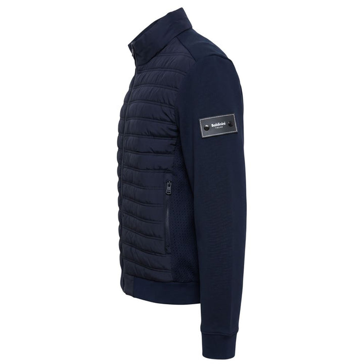 Baldinini Trend Blue Polyester Men Jacket