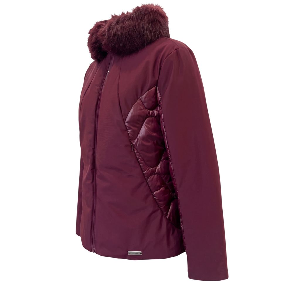 Baldinini Trend Red Nylon Women Jacket