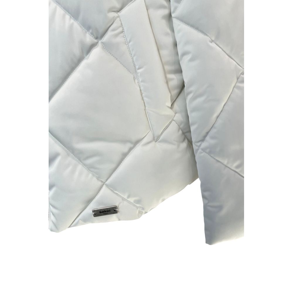Baldinini Trend White Polyester Women Jacket