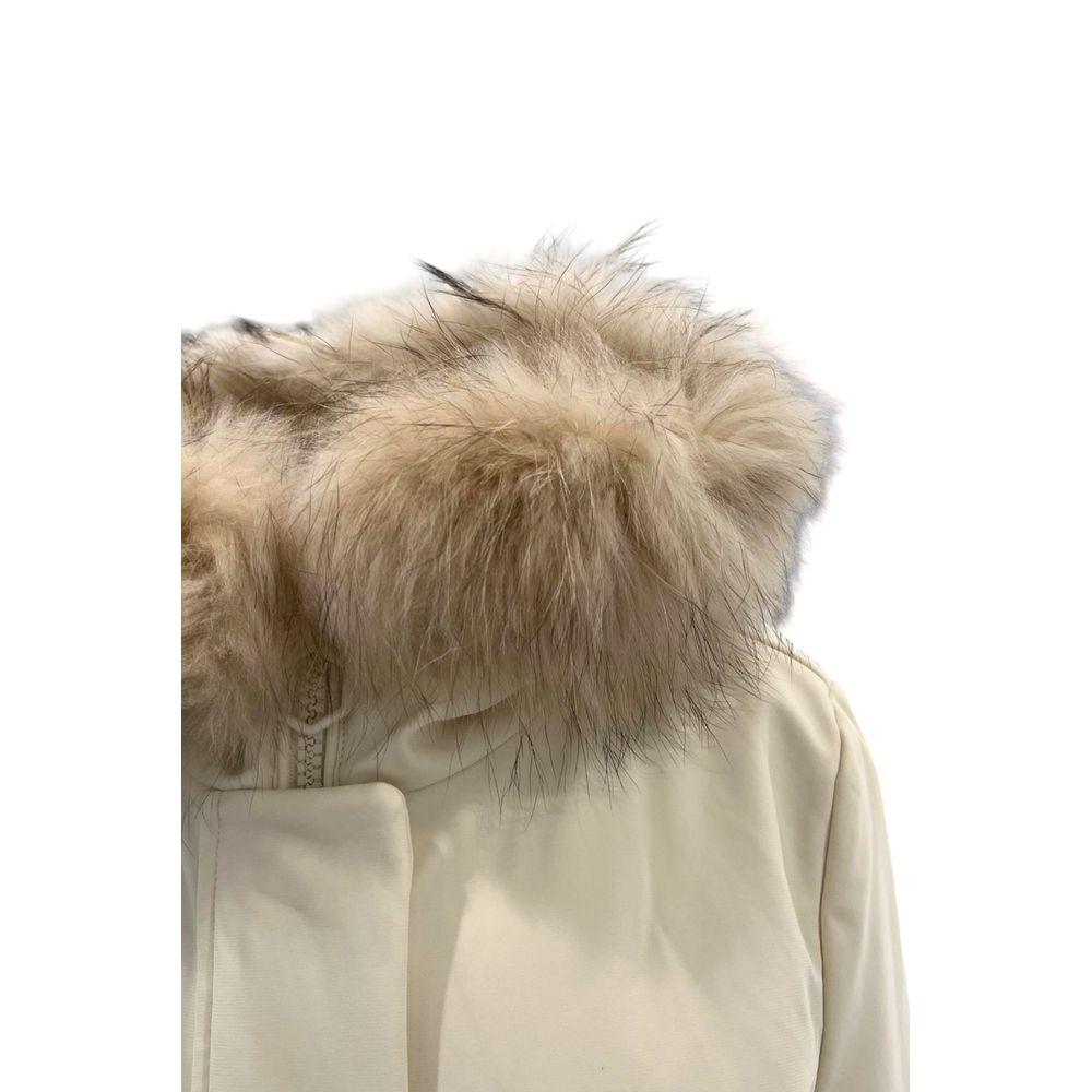 Baldinini Trend White Nylon Women Jacket