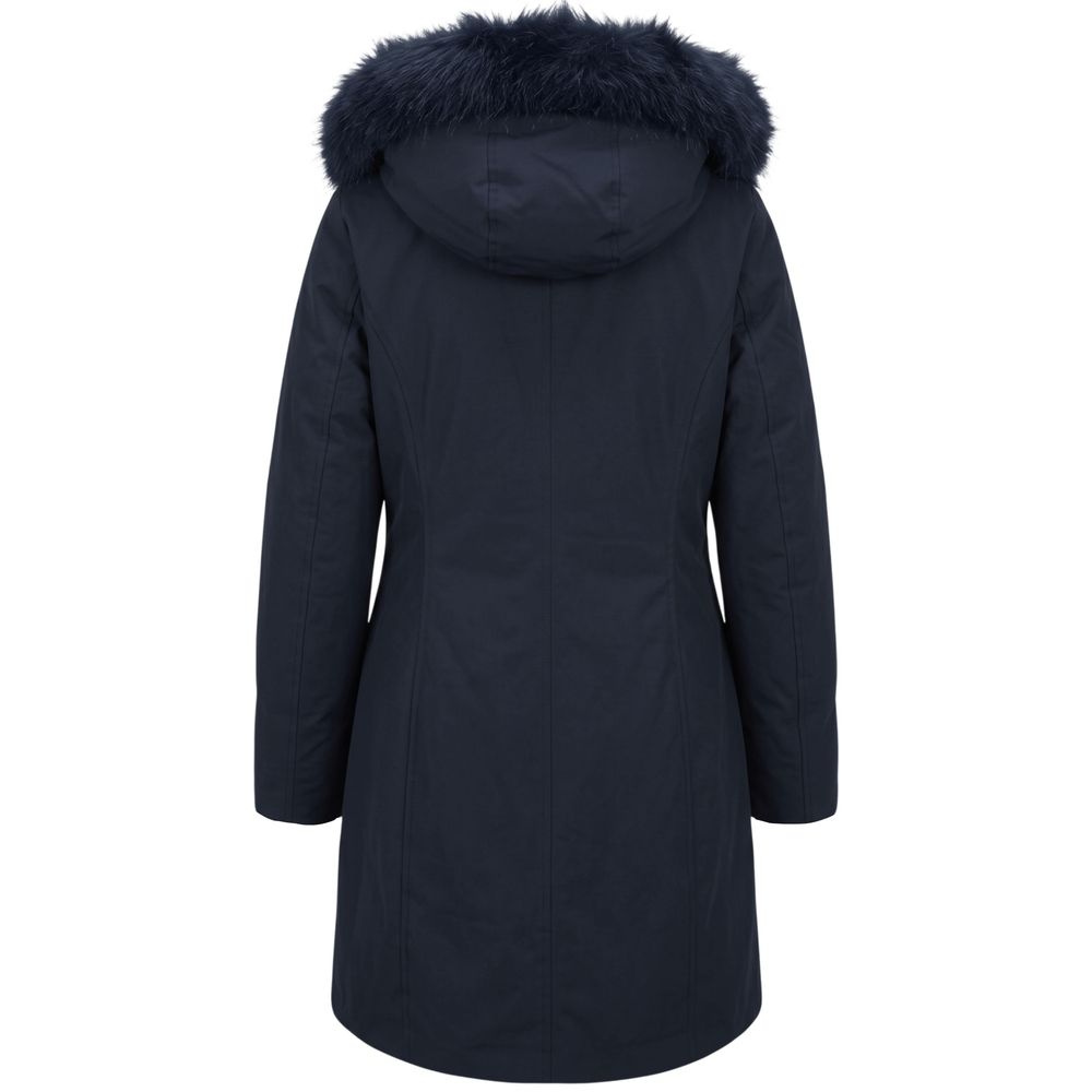 Baldinini Trend Blue Nylon Women Jacket