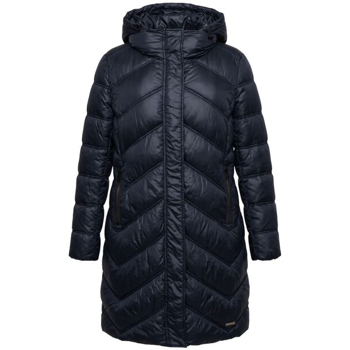 Baldinini Trend Blue Nylon Women Jacket