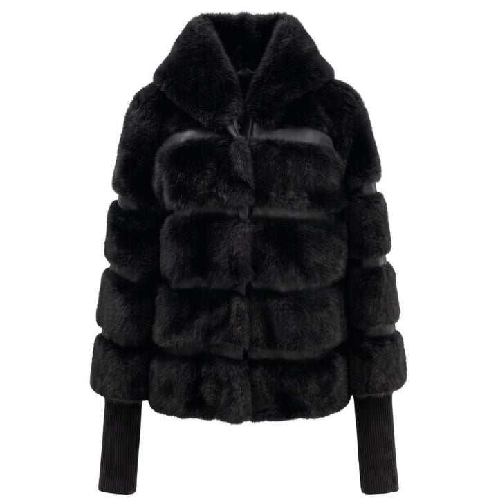 Baldinini Trend Black Polyester Women Jacket