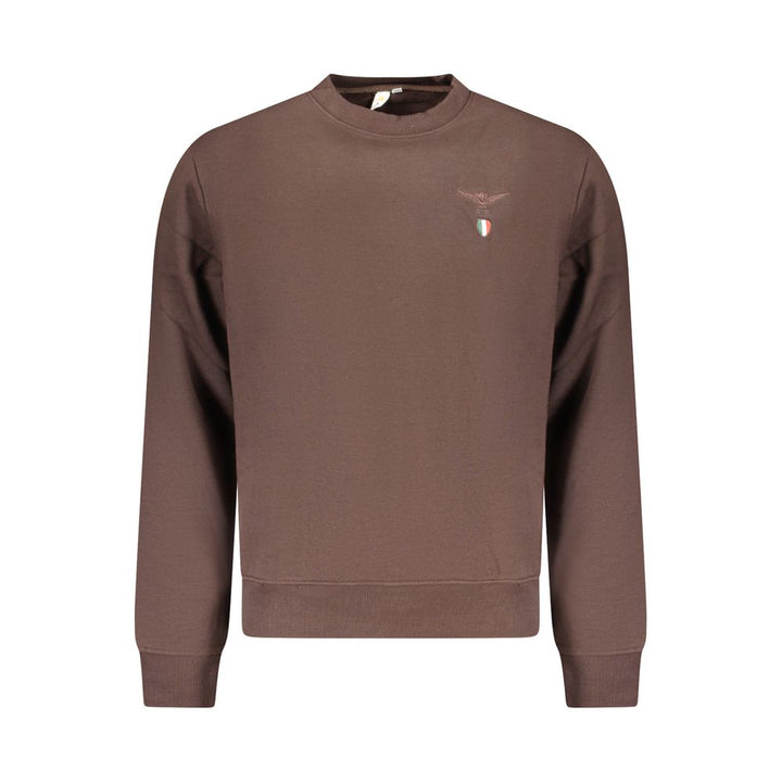 Accademia Militare Brown Cotton Men's Sweatshirt