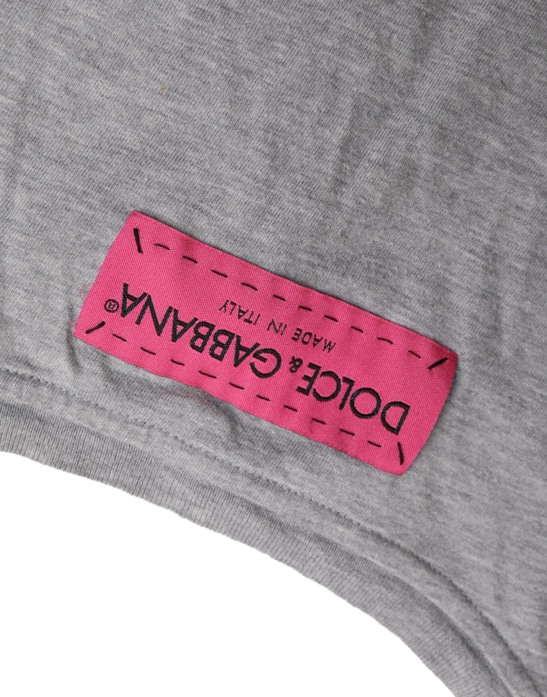 Grijze Katoenen L'Amore E'Bellezza Top T-shirt